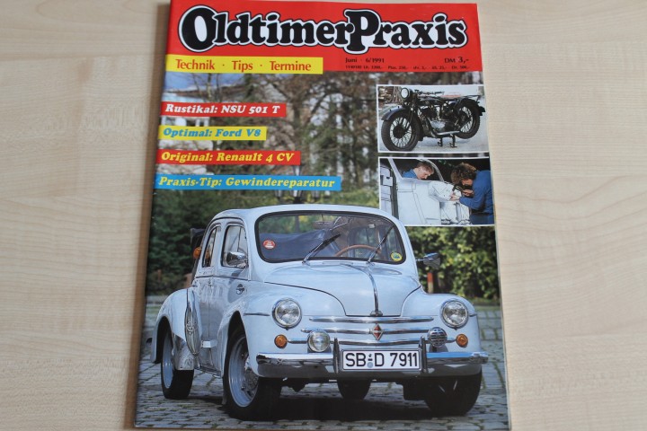 Deckblatt Oldtimer Praxis (06/1991)